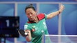 Imagem de Fu Yu eliminada no WTT Contender de Xinxiang de ténis de mesa