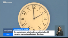 Imagem de Hora avança esta madrugada (vídeo)