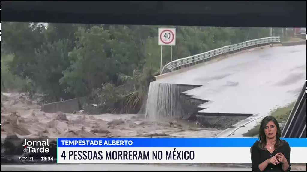 Temporal no México provocou quatro mortos