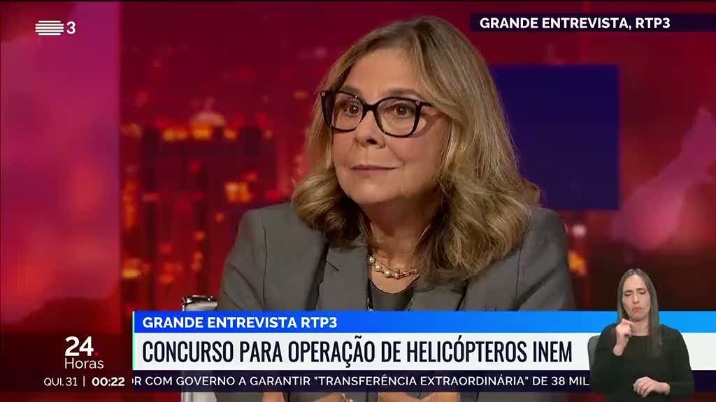 INEM. Governo vai lançar concurso para operação de helicópteros