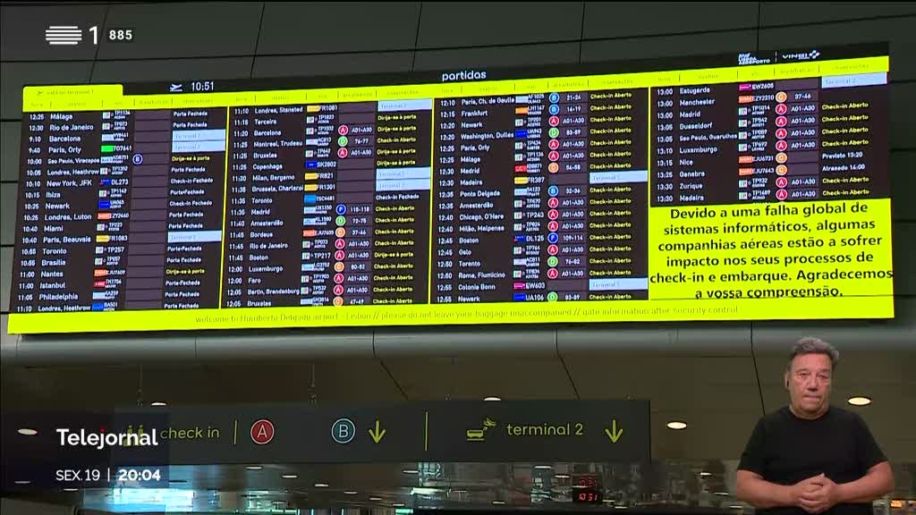 Falha informática. ANA Aeroportos admite constrangimentos na operação