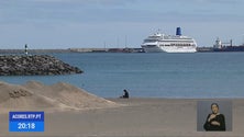 Turismo de cruzeiros traz vida à Praia da Vitória (Vídeo)