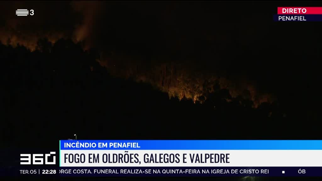 Penafiel. Chamas avançam na freguesia de Valpedre