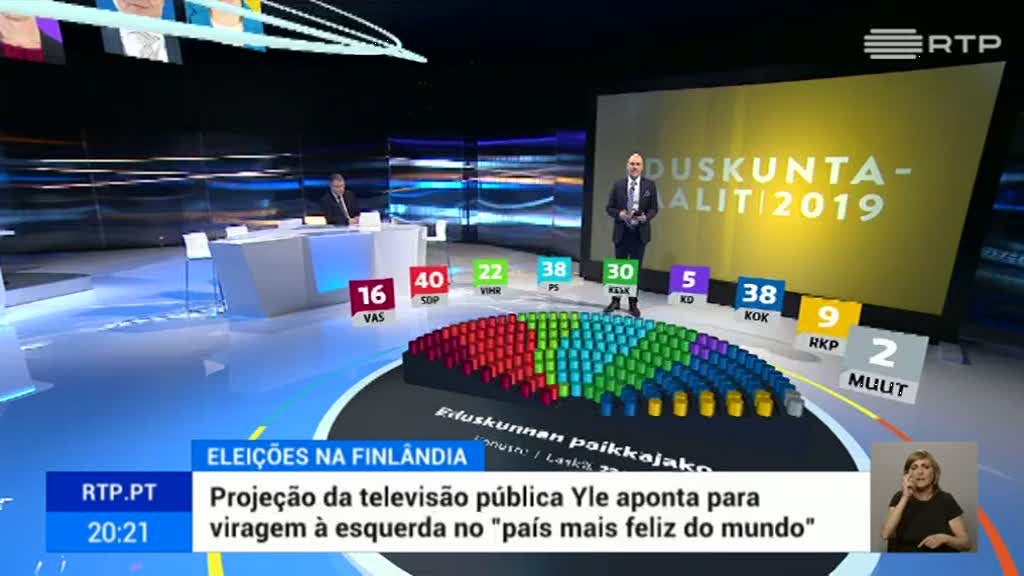 Proje��es na Finl�ndia d�o vit�ria ao Partido Social Democrata