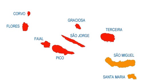 Açores/Mau tempo: IPMA emite aviso vermelho nos grupos Ocidental e Central