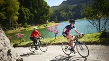 Imagem de Mais de cem ciclistas na volta à ilha de São Miguel (Vídeo)