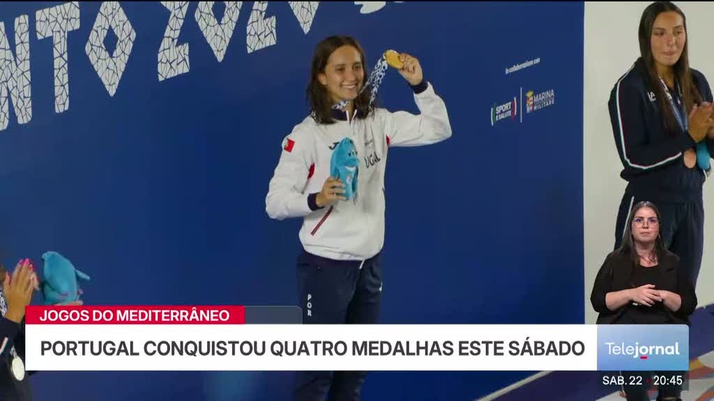 Imagem de Portugal soma quatro medalhas nos jogos do Mediterrâneo