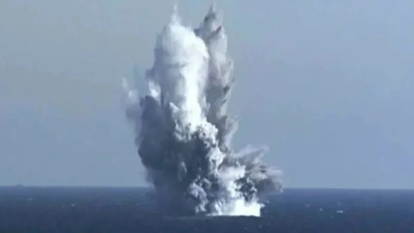 Imagem de Coreia testa drone nuclear subaquático que pode criar tsunami radioativo