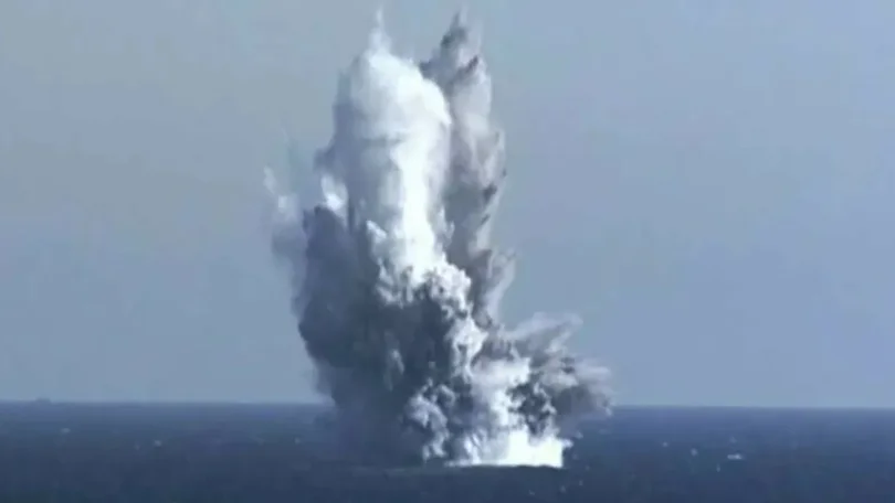 Coreia testa drone nuclear subaquático que pode criar tsunami radioativo