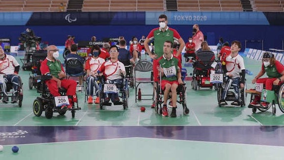 Equipa BC1/BC2 e par BC4 nas meias-finais dos torneios de boccia