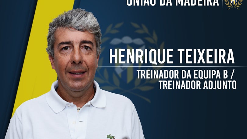 Imagem de Henrique Teixeira treina a equipa B do União, um cargo que vai acumular com o de treinador-adjunto do plantel principal.