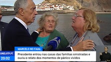 Presidente da República visitou as zonas afetadas pelo furacão Lorenzo no Faial [Vídeo]