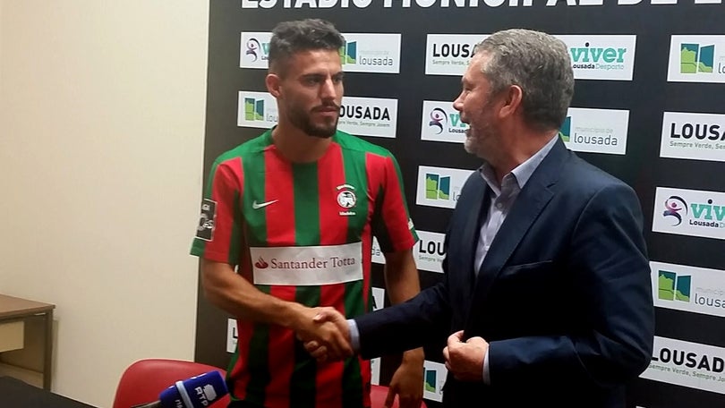 Imagem de Ricardo Valente apresentado como reforço do Marítimo