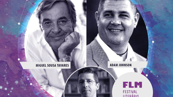 Imagem de Adam Johnson e Miguel Sousa Tavares no 7.º Festival Literário da Madeira