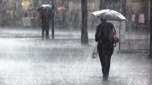Imagem de Aviso amarelo para chuva e vento forte