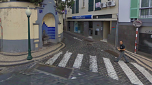 Imagem de Trânsito interrompido no Funchal