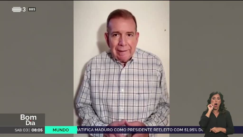 Venezuela. Edmundo González pede "harmonia e paz"