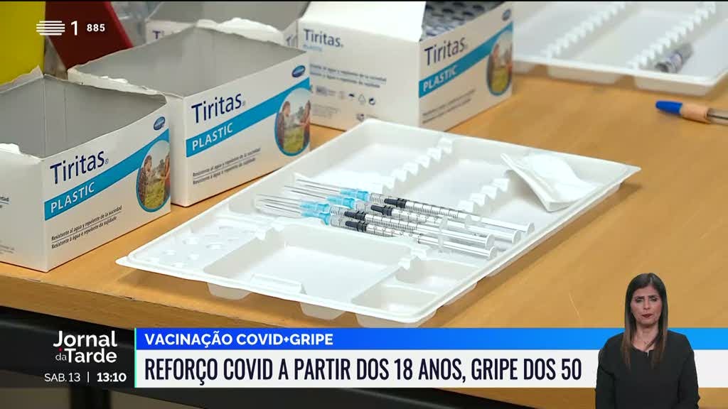 Reforço contra a Covid-19 vai ser alargado a quem tem mais de 18 anos