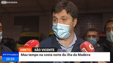 Imagem de Cerca de 27 pessoas retiradas de casa na Ponta Delgada e Boaventura (vídeo)