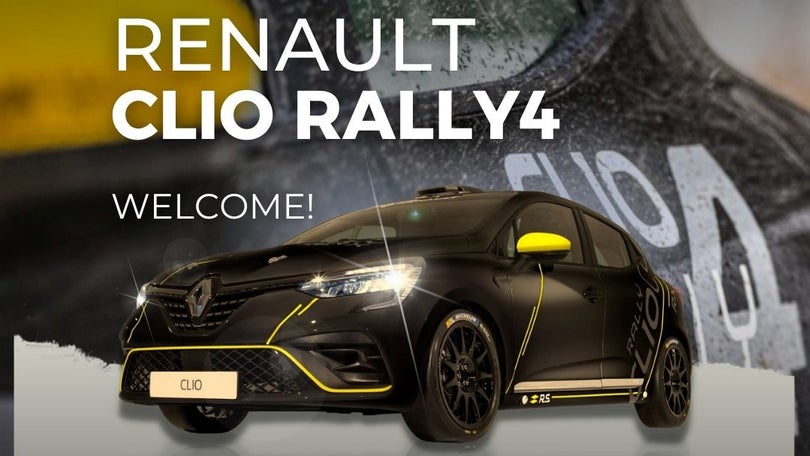 Dinarte Baptista evoluiu para o Renault Clio Rally4