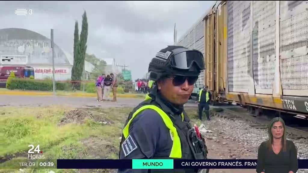 Acidente no México. Colisão entre autocarro e comboio faz 10 mortos