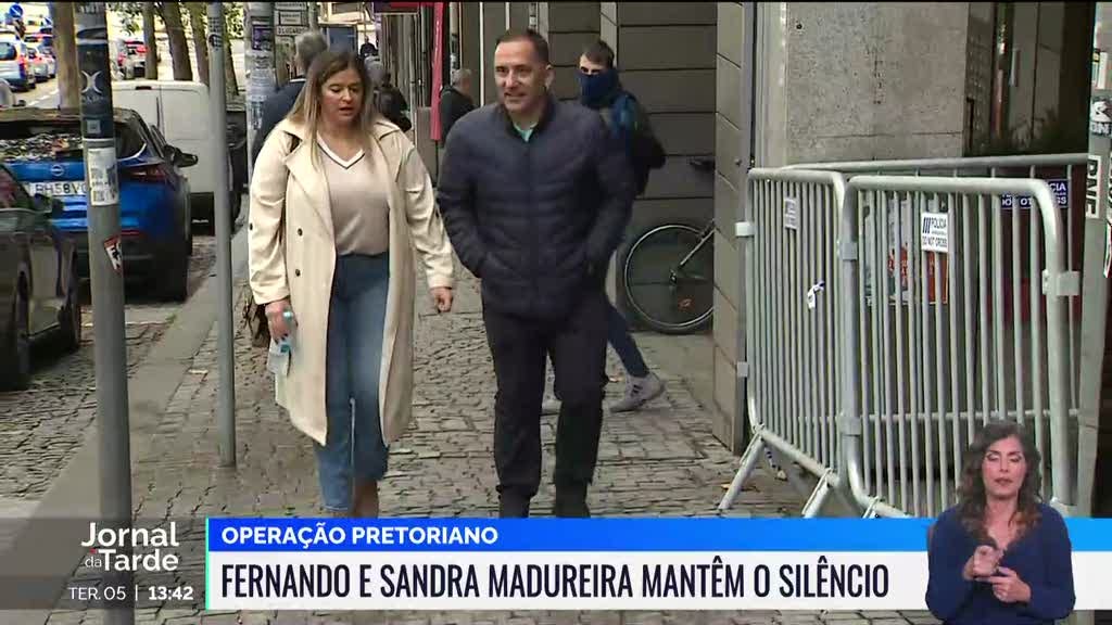 "Operação Pretoriano". Casal Madureira manteve silêncio