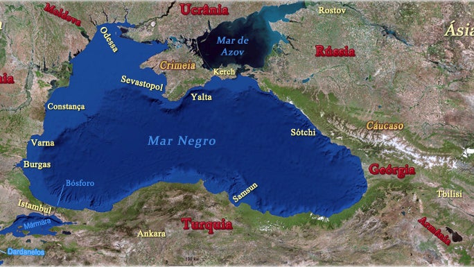 Imagem de Navios devem evitar mar Negro e de Azov e o estreito de Kerch