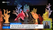 Poluição no mar é o tema de uma peça de teatro infantil (vídeo)