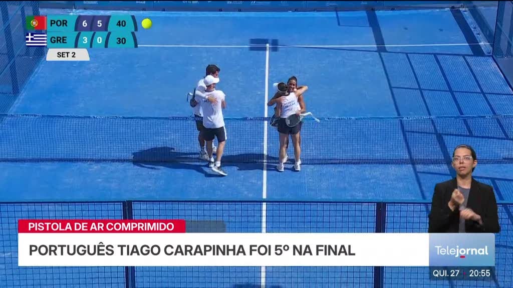 Imagem de Taranto 2026. Equipa portuguesa mista de Padel garante prata ou ouro