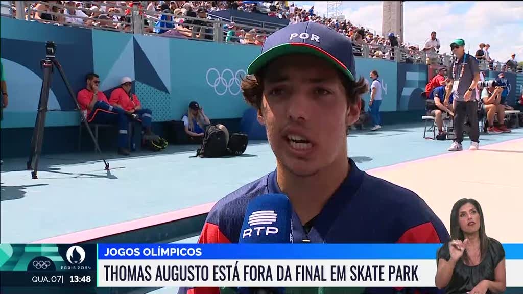 Paris 2024. Thomas Augusto está fora da final no Skate Park