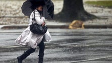 Quarta-feira termina com chuva e vento