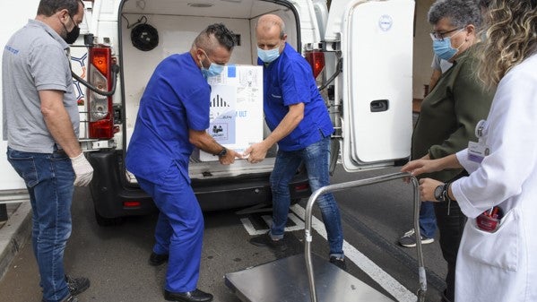 Mais de 35 mil vacinas da Pfizer chegaram à região