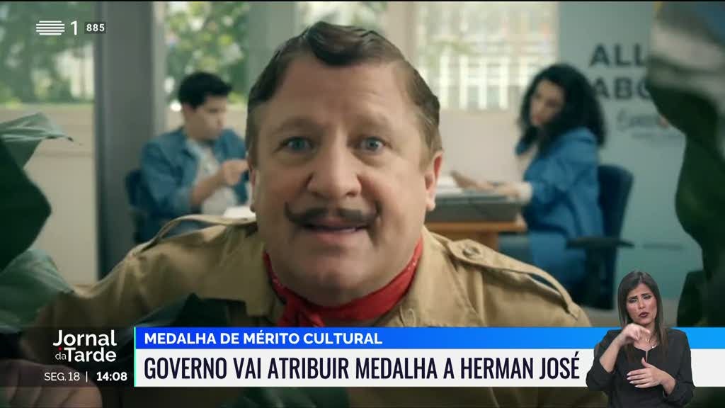 Governo vai atribuir medalha de mérito cultural a Herman José