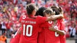 Benfica inicia defesa do título com goleada ao Marítimo
