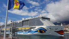 Imagem de Navio ‘AIDAnova’ traz quase seis mil passageiros à Madeira