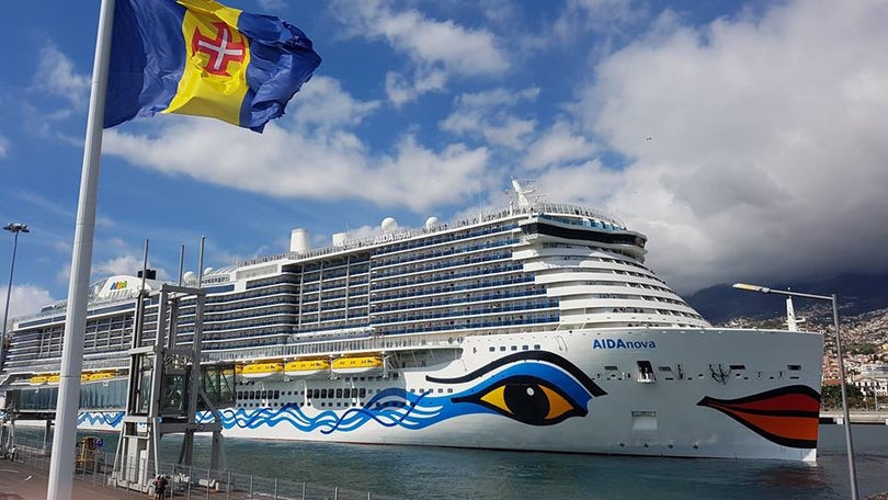 Imagem de Navio ‘AIDAnova’ traz quase seis mil passageiros à Madeira