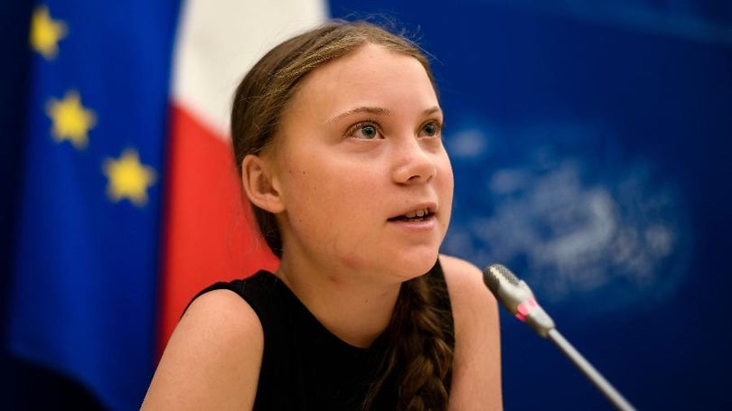 O mundo está a passar por um ponto de mudança social, diz Greta Thunberg