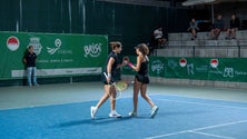 Imagem de Inês Murta na final de pares do Madeira Ladies Open