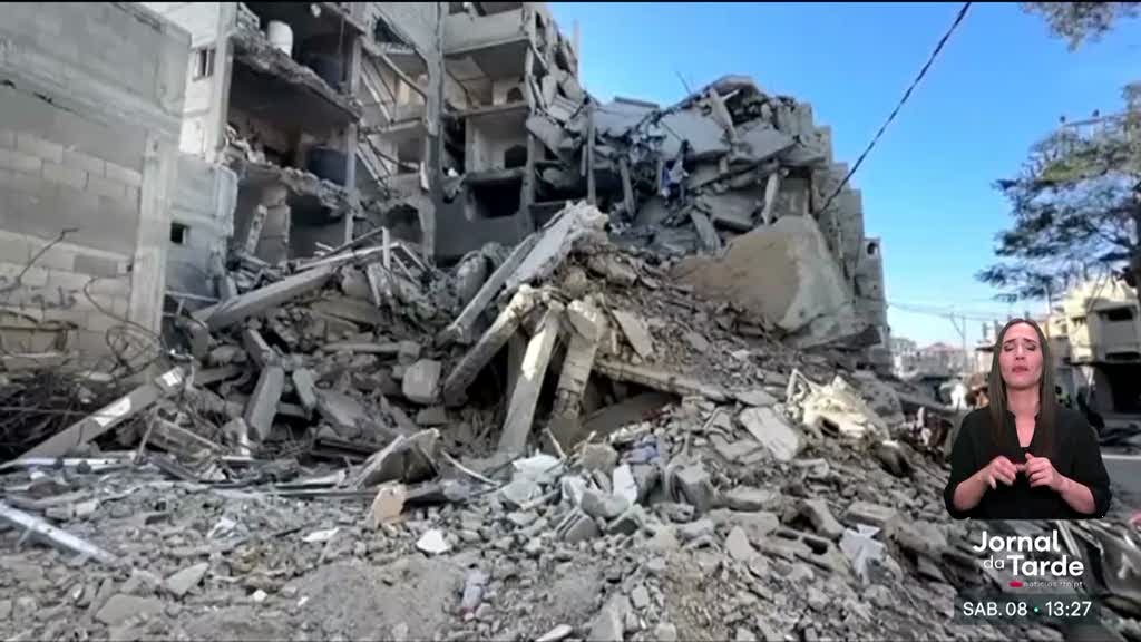 Gaza voltou a ser bombardeada esta manhã