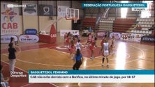 Imagem de CAB perde frente ao Benfica por 58-57 (vídeo)