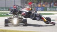 Verstappen penalizado por acidente com Hamilton