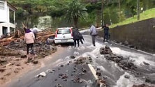 Imagem de Sítios da Lombadinha e da Levada, na Boaventura, continuam isolados (vídeo)