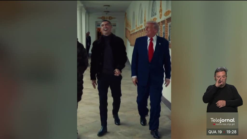 Ronaldo elogiado por Trump num jantar em honra do príncipe herdeiro saudita