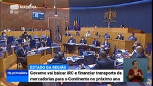 Imagem de Madeira vai baixar IRC e financiar transporte de mercadorias para o continente em 2021 (Vídeo)
