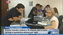 Imagem de Francisco Franco recusa matricula a 70 alunos (Vídeo)