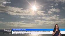 Temperatura vai subir na costa norte nas próximas horas (vídeo)