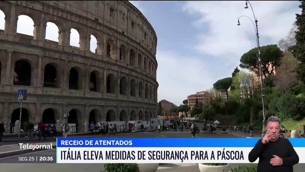 Itália aumentou o estado de alerta