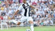 Imagem de Ronaldo feliz pelo dia emocionante da estreia na Juventus