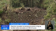 Imagem de Estragos na Fajã do Ouvidor avaliados em 300 mil euros [Vídeo]