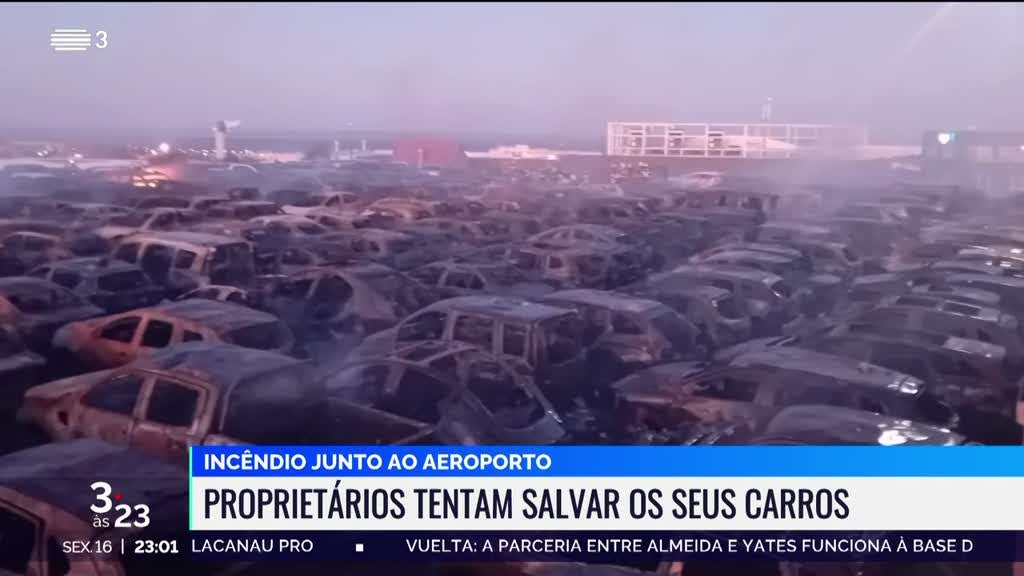 Incêndio em parque de estacionamento no Pior Velho destrói mais de 200 automóveis